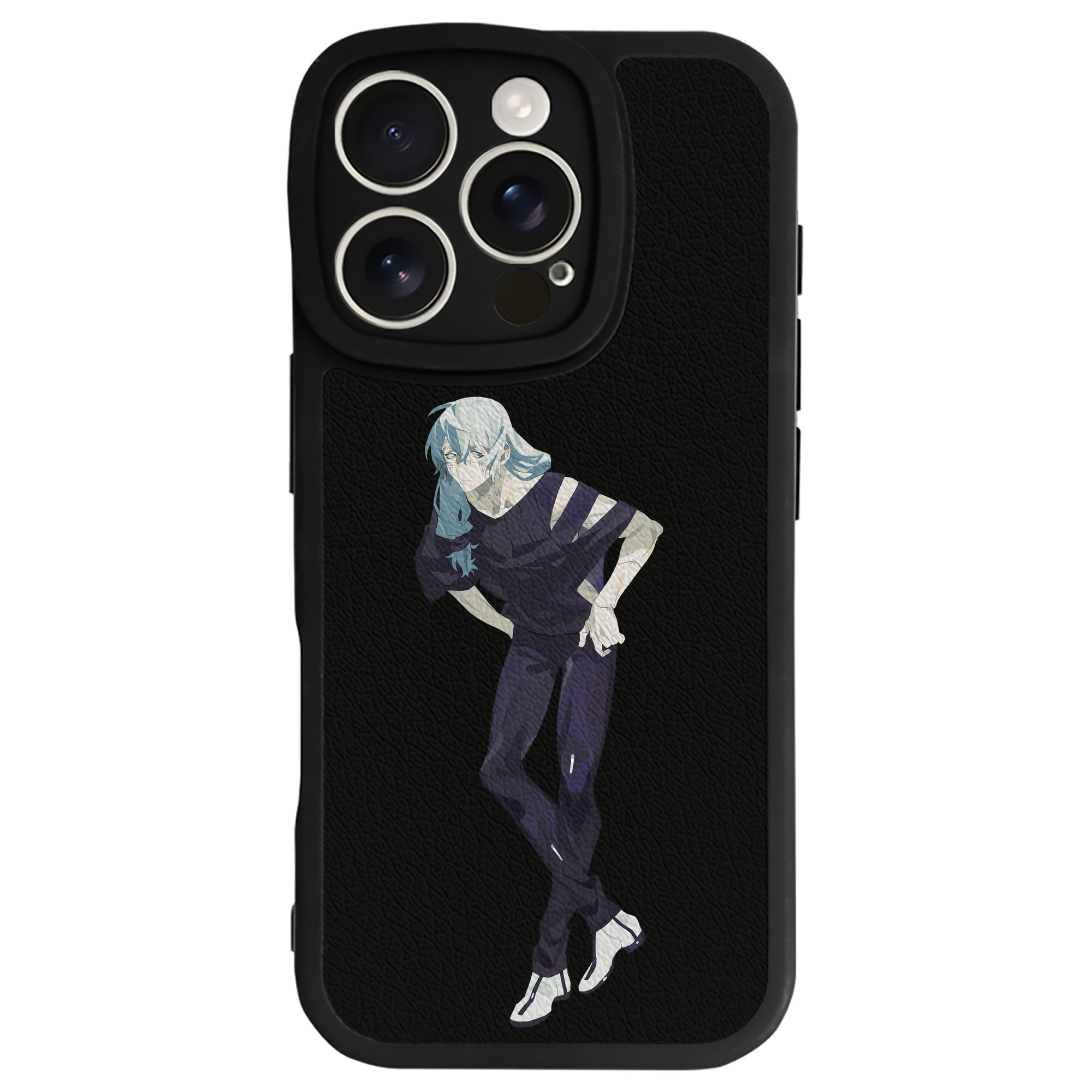 （画像用） 呪術廻戦 Jujutsu Kaisen 【iPhone 16シリーズ対応】シリコンスマホケース（レザー調） 材質：シリコン